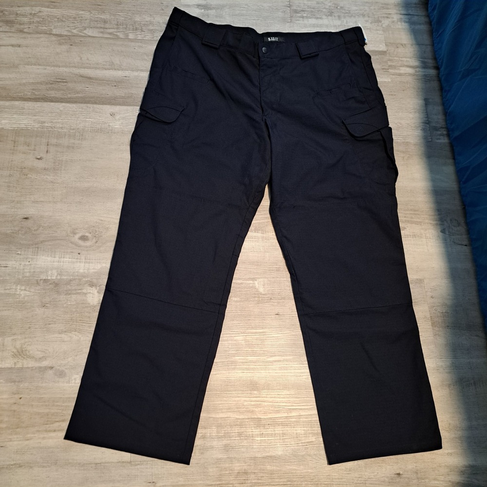 5.11 Tactical Cargo Pants Mens Blue Ripstop Canvas Size 42x30 TLBLIN-4389-1